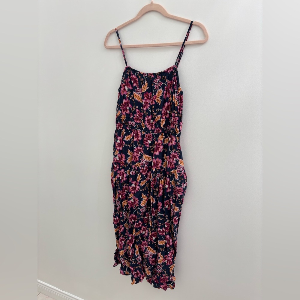 Old Navy Floral Maxi Dress - Black and Pink